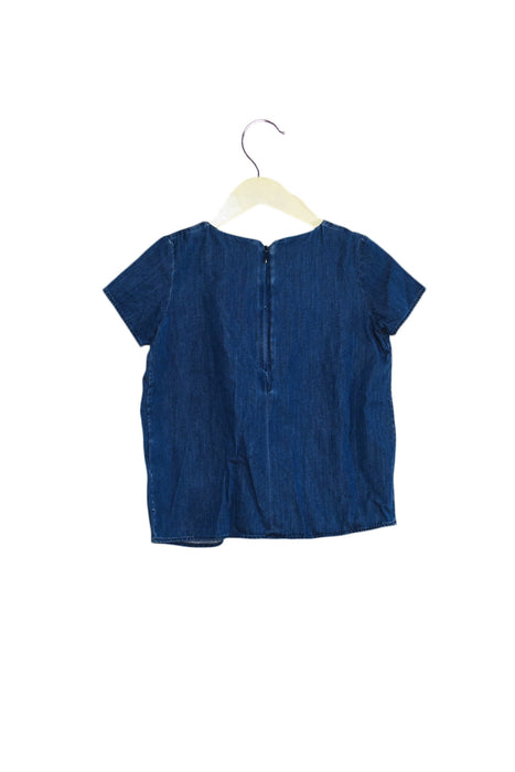 A Blue Short Sleeve Tops from COS in size 2T for girl. (Back View)