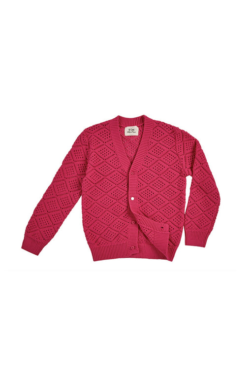 Pink Felix & Mina Cardigan 12M - 5T at Retykle