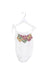 A White Sleeveless Bodysuits from Peggy in size 6-12M for girl. (Front View)