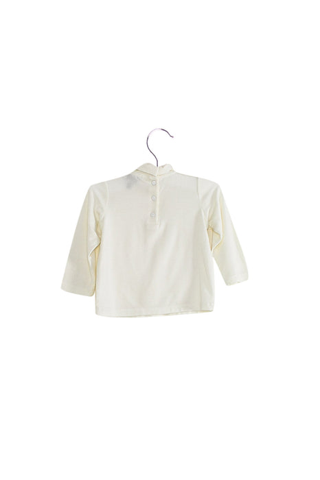 Ivory Armani Long Sleeve Top 6M at Retykle