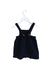 Navy Bout'Chou Overall Shorts 6M at Retykle