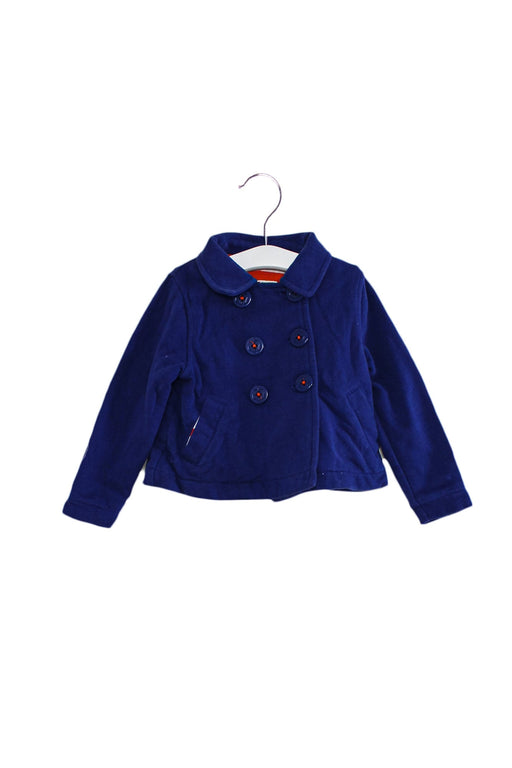 A Blue Lightweight Jackets from Boden in size 18-24M for boy. (Front View)
