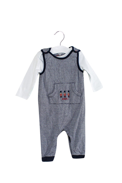 A Navy Long Overalls from J by Jasper Conran in size 6-12M for boy. (Front View)