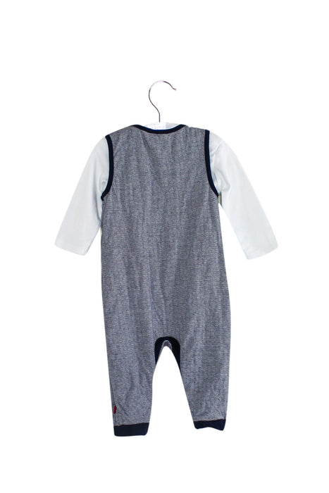 A Navy Long Overalls from J by Jasper Conran in size 6-12M for boy. (Back View)