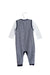 A Navy Long Overalls from J by Jasper Conran in size 6-12M for boy. (Back View)
