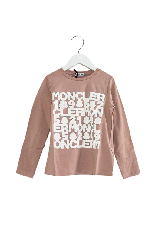Pink Moncler Long Sleeve Top 6T at Retykle