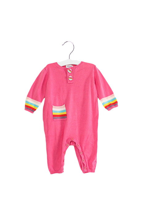 Pink Bonnie Baby Knit Jumpsuit 6-12M at Retykle