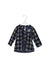 A Navy Lightweight Jackets from Lovie by Mary J in size 2T for girl. (Front View)