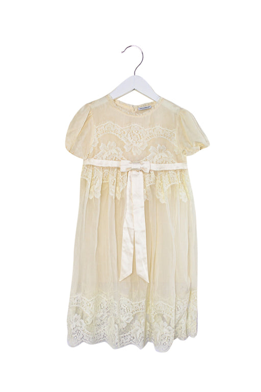 Ivory Dolce & Gabbana Short Sleeve Dress 6T at Retykle