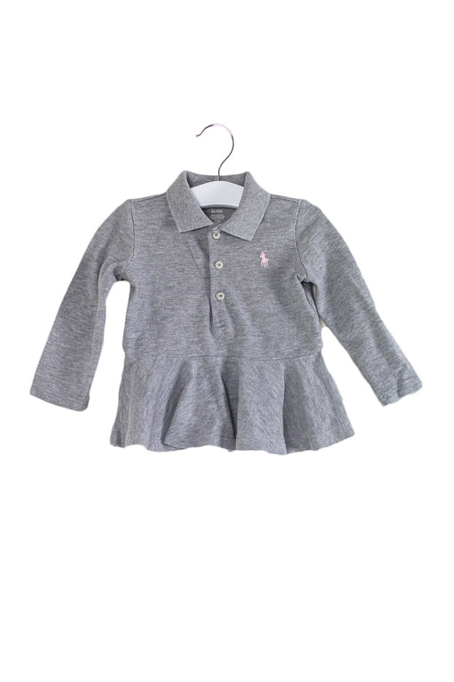 Grey Ralph Lauren Long Sleeve Top 9M at Retykle