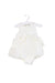 A White Sleeveless Bodysuits from Nicholas & Bears in size 3-6M for girl. (Front View)