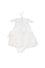 A White Sleeveless Bodysuits from Nicholas & Bears in size 3-6M for girl. (Back View)