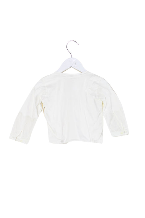 White Chloe Long Sleeve Top 12M at Retykle