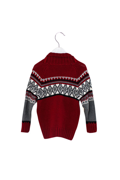 Red Chickeeduck Knit Sweater 2T - 3T (100cm) at Retykle