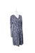 Blue Mayarya Maternity Long Sleeve Dress S (US 4-6) at Retykle