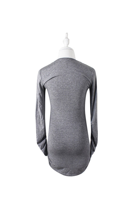 Grey Isabella Oliver Maternity Long Sleeve Top XS (US0) at Retykle