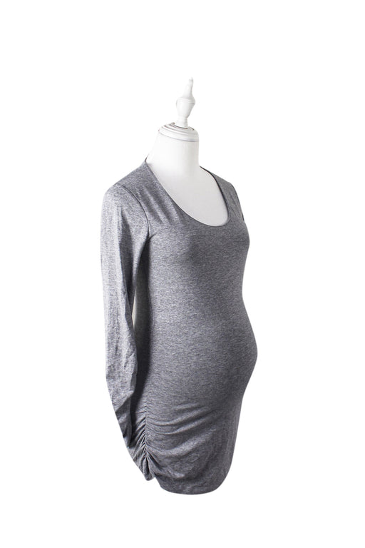 Grey Isabella Oliver Maternity Long Sleeve Top XS (US0) at Retykle