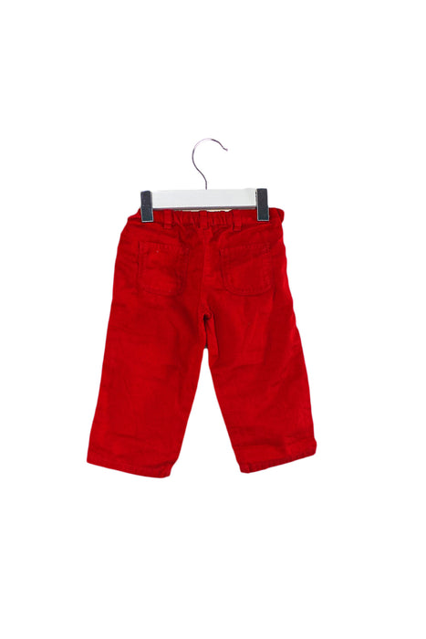 Red Petit Bateau Casual Pants 12M at Retykle