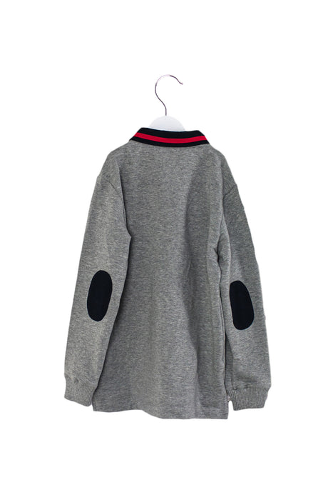 Grey Nicholas & Bears Long Sleeve Polo 10Y at Retykle