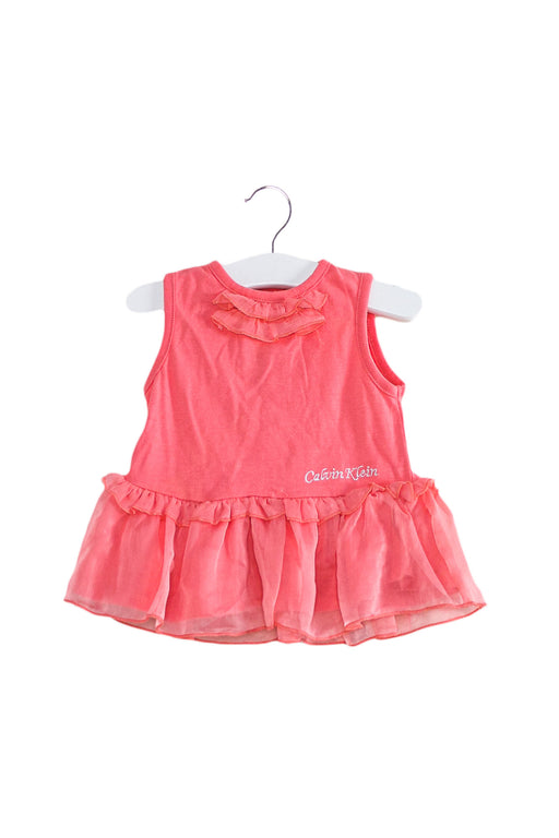 Pink Calvin Klein Sleeveless Dress 6-9M at Retykle