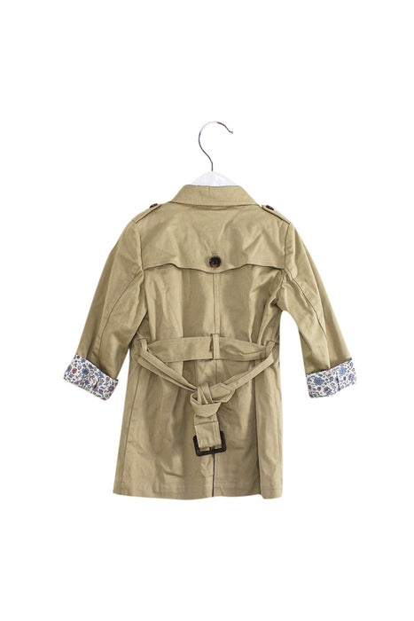 A Beige Coats from panpantutu in size 2T for girl. (Back View)