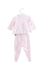 Pink Chicco Top & Pants Set 3-6M at Retykle