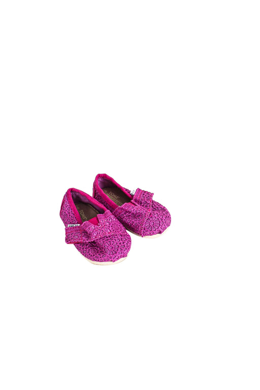 Pink Toms Slip On Sneakers 12-18M (US 4) at Retykle