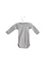 A Grey Long Sleeve Bodysuits from Petit Bateau in size 0-3M for girl. (Back View)