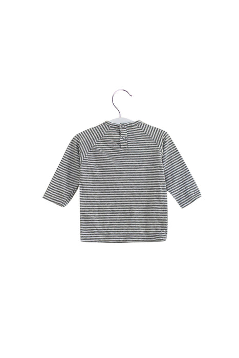 Grey Seed Long Sleeve Top 6-12M at Retykle