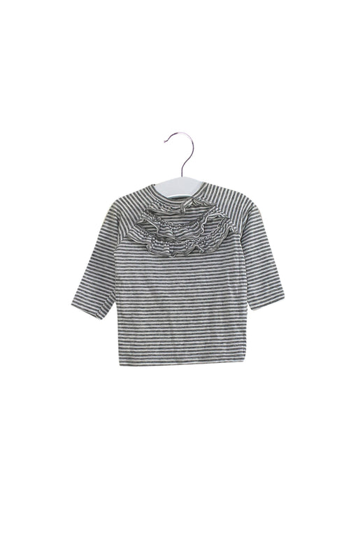 Grey Seed Long Sleeve Top 6-12M at Retykle