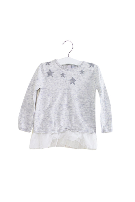 Grey The Little White Company Sweater 9-12M at Retykle