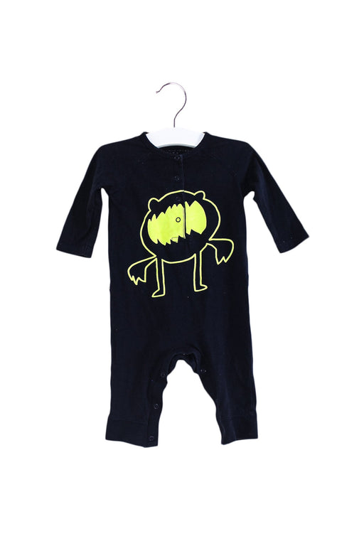 A Black Long Sleeve Jumpsuits from Stella McCartney in size 3-6M for boy. (Front View)