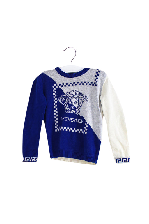 Blue Young Versace Sweater 18M at Retykle