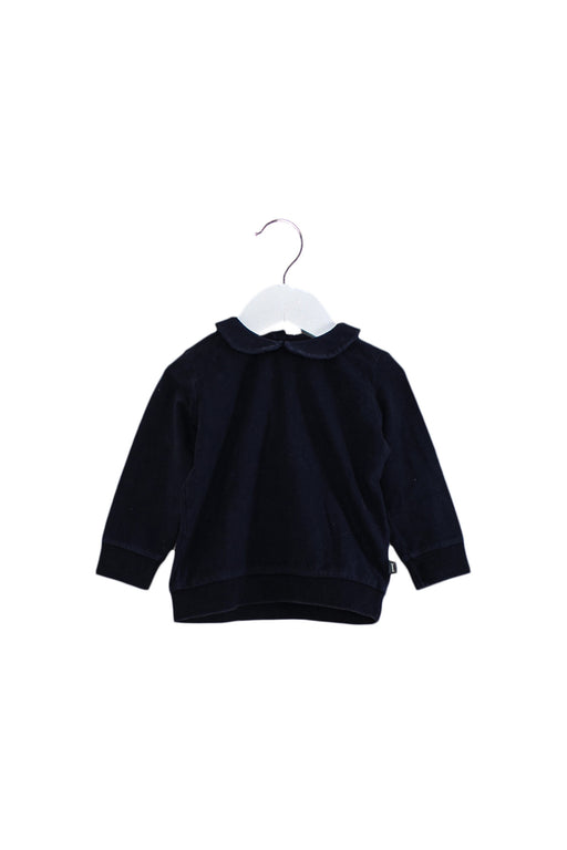 Navy Imps & Elfs Long Sleeve Top 9-12M at Retykle