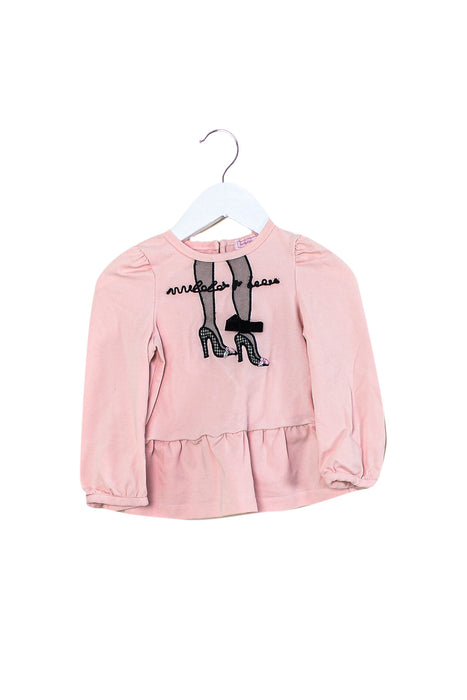 Pink Nicholas & Bears Long Sleeve Top 2T at Retykle