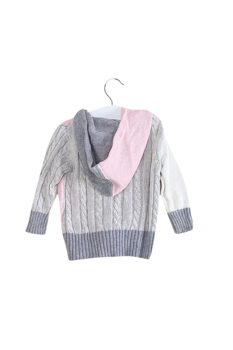 A Grey Lightweight Jackets from Seed in size 3-6M for girl. (Back View)