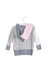 A Grey Lightweight Jackets from Seed in size 3-6M for girl. (Back View)