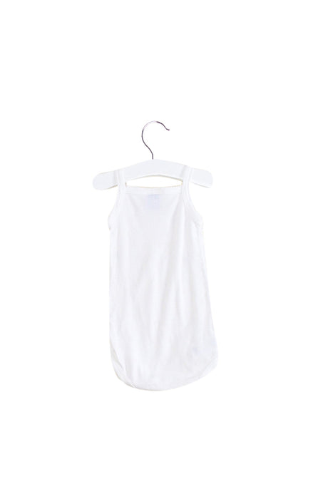 A White Sleeveless Bodysuits from Petit Bateau in size 3-6M for neutral. (Back View)