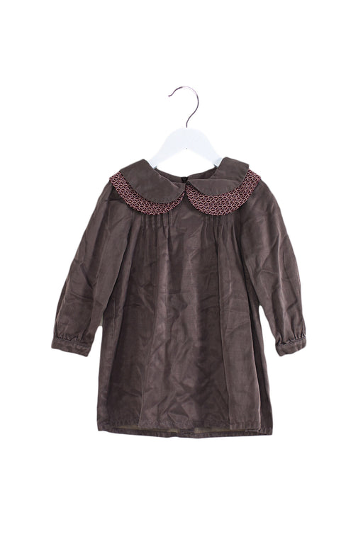 Brown Ángeles Clothing Long Sleeve Dress 2T at Retykle