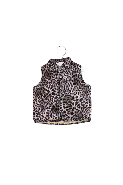 Brown Seed Puffer Vest 3-6M at Retykle