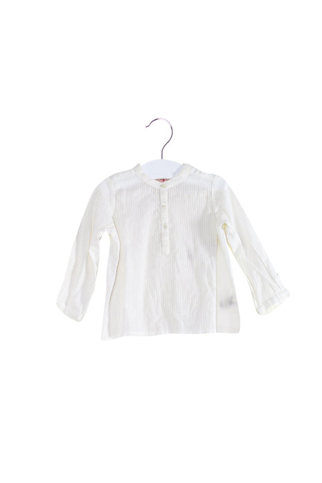 Ivory Bonpoint Long Sleeve Top 6M at Retykle