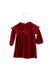 Red Chloe Long Sleeve Dress 12M at Retykle