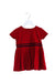A Red Short Sleeve Dresses from Gucci in size 18-24M for girl. (Front View)