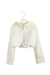 White Comme Ca Ism Fur Jacket 11Y - 12Y at Retykle