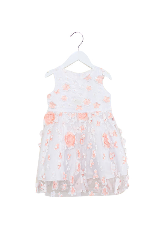 White Rare Editions Sleeveless Dress 2T at Retykle