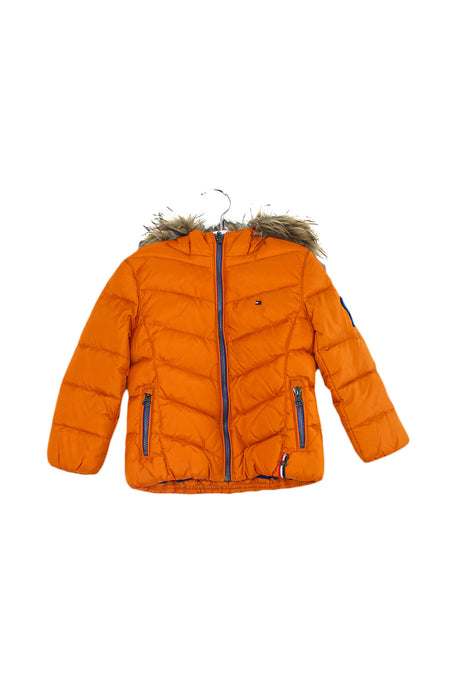 Orange Tommy Hilfiger Puffer Jacket 2T at Retykle