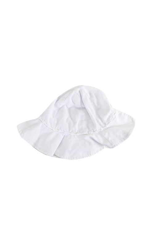 White Florence Eiseman Sun Hat O/S at Retykle