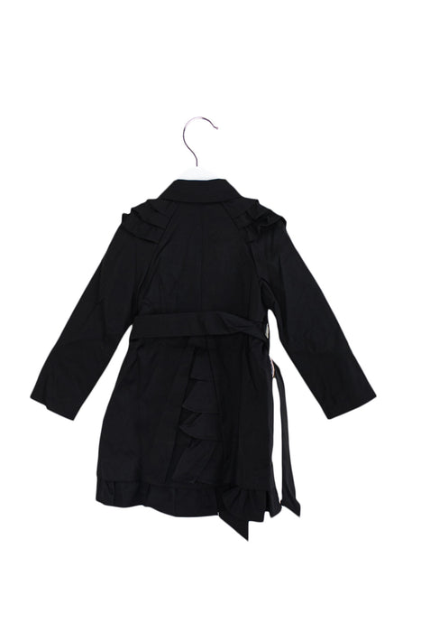 Black Lovie by Mary J Trench Coat 2T (100cm) at Retykle