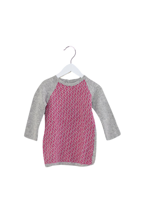 Pink Fendi Sweater Dress 12M-18M at Retykle
