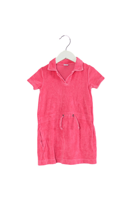 Pink Petit Bateau Short Sleeve Dress 4T at Retykle